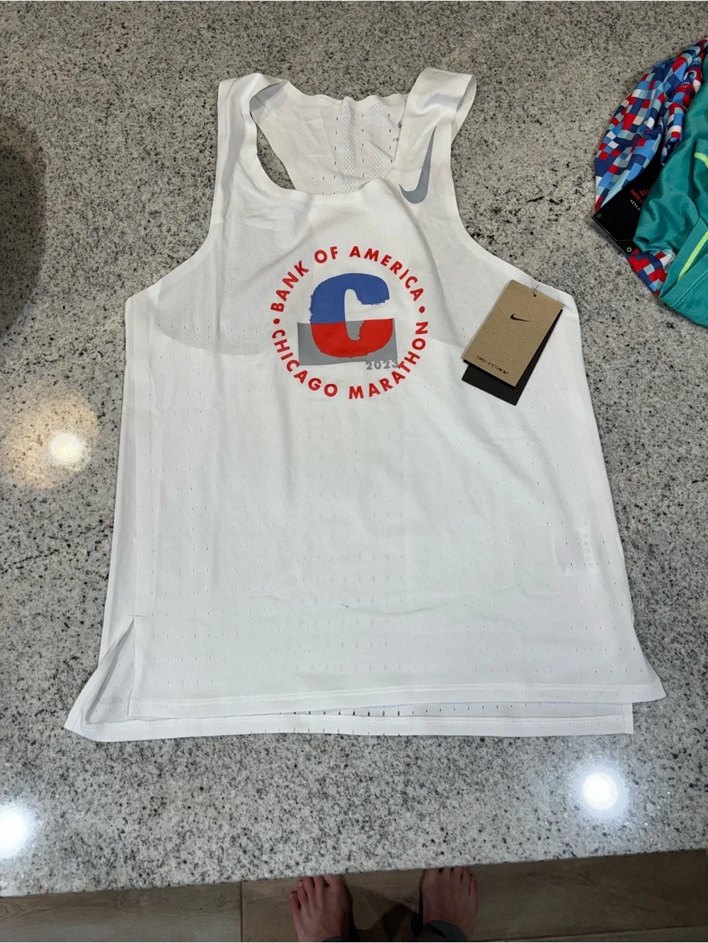 Nike ADV AeroSwift Singlet Chicago Marathon 2023 Men’s Size S & M | FD2692-100